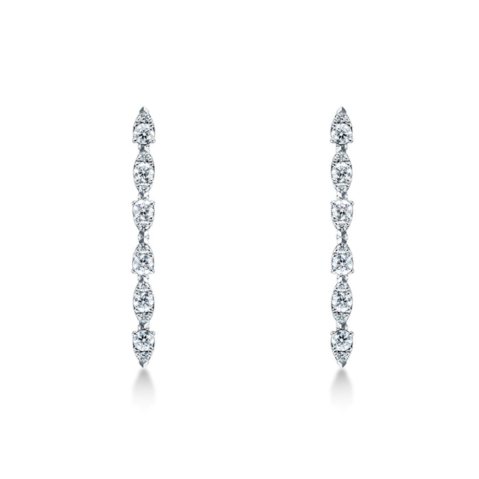 Aerial Dewdrop Stiletto Earrings