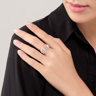 Aerial Double Sunburst Ring thumbnail