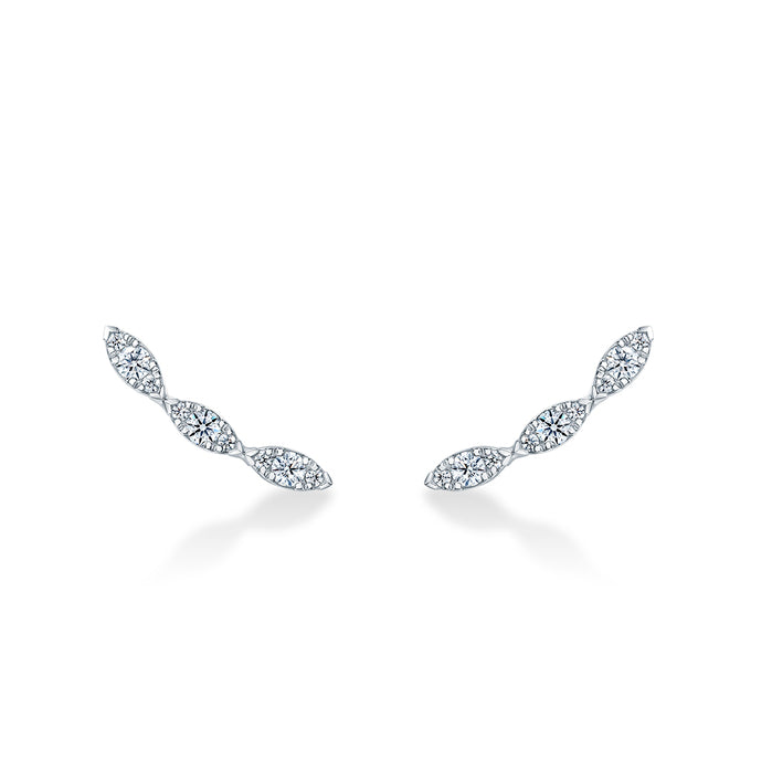 Aerial Marquise Earring Climbers