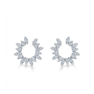 Aerial Sunburst Wrap Earring Small