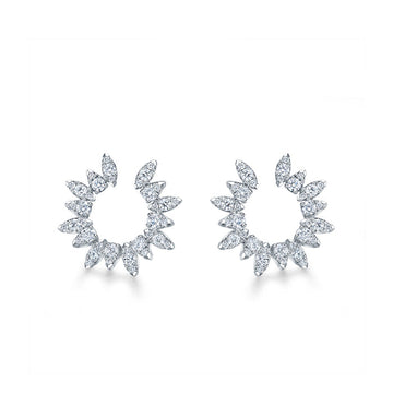 Aerial Sunburst Wrap Earring Small