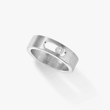 Natural Titanium Diamond Ring Move Titanium