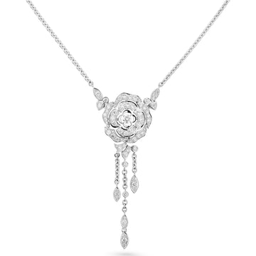 BOUTON DE CAMÉLIA TRANSFORMABLE NECKLACE