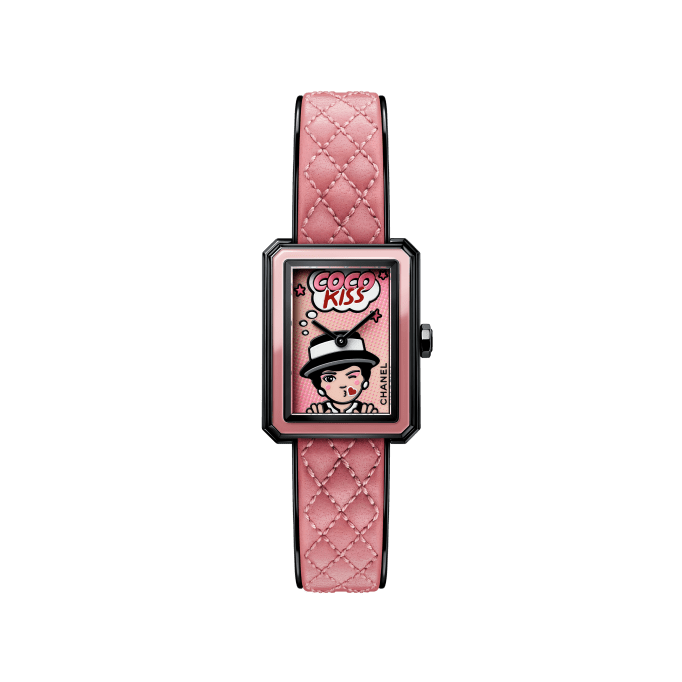 CHANEL BOY·FRIEND BLUSH WATCH H10281