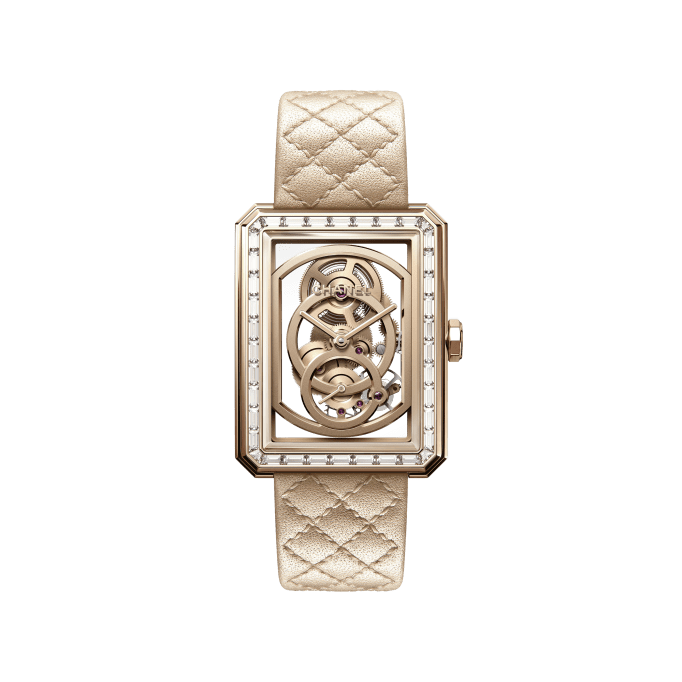 CHANEL BOY·FRIEND Skeleton Watch H6949