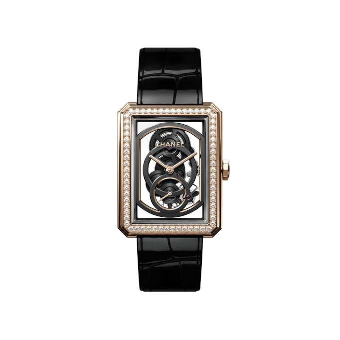 CHANEL BOY·FRIEND Skeleton Watch H6595
