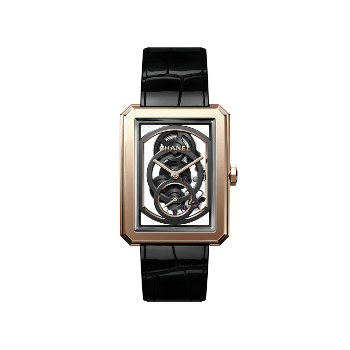 CHANEL BOY·FRIEND Skeleton Watch H6594
