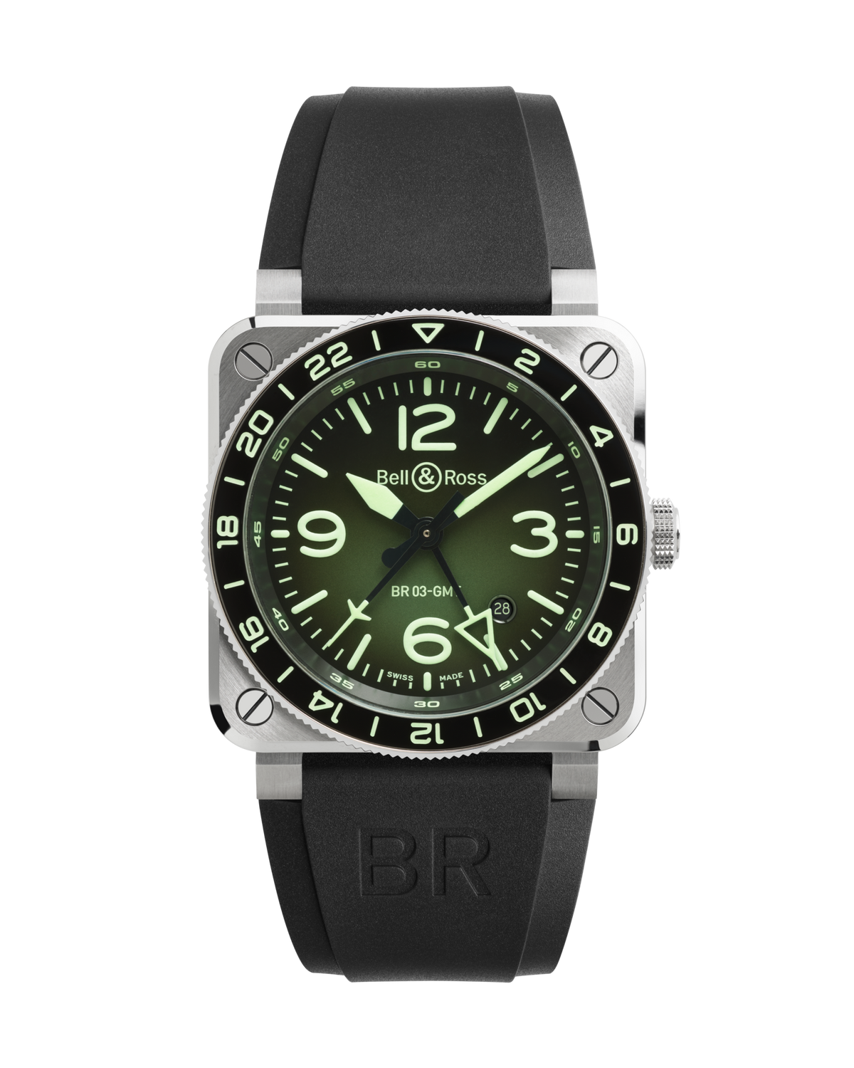 Bell & Ross BR-03 GMT Green Lum
