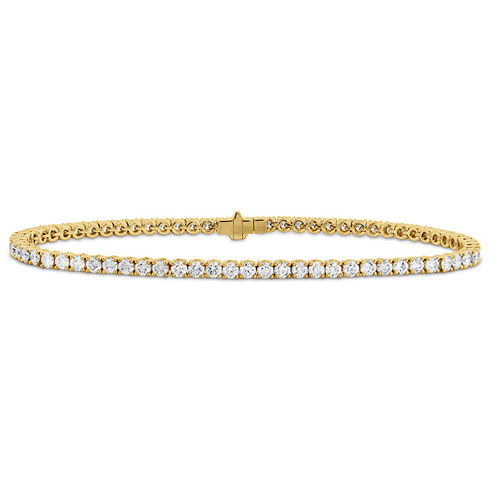 Memoire Classic 4-Prong Line Bracelet 3.44-3.60ctw approx. in 18K Yellow Gold - CBDD11607008Y72000