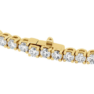 Memoire Classic 4-Prong Line Bracelet 3.44-3.60ctw approx. in 18K Yellow Gold - CBDD11607008Y72000 thumbnail