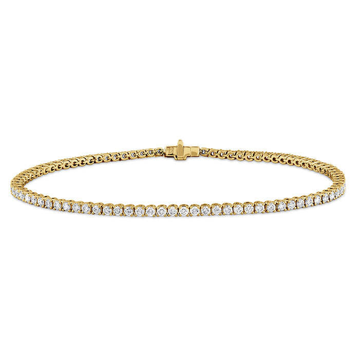 Classic 4-Prong Line Bracelet 1.96-2.05ctw approx. in 18K Yellow Gold - CBDD11707008Y72000