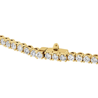Classic 4-Prong Line Bracelet 1.96-2.05ctw approx. in 18K Yellow Gold - CBDD11707008Y72000 thumbnail