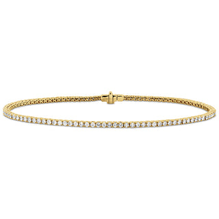 Memoire Classic 4-Prong Line Bracelet 1.41-1.48ctw approx. in 18K Yellow Gold - CBDD11807008Y72000 thumbnail