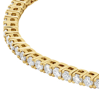 Memoire Classic 4-Prong Line Bracelet 1.41-1.48ctw approx. in 18K Yellow Gold - CBDD11807008Y72000 thumbnail