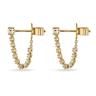 Memoire 18K Yellow Gold DRAPED STILETTO Diamond DROP Earrings D= G-H Color, SI Clarity - CEDD11535008Y72000 thumbnail