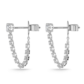 Memoire 18K White Gold ESSENTIALS DRAPED STILETTO Earrings 1.02ctw Diamond G-H Color, SI Clarity - CEDD11742008W72000 thumbnail