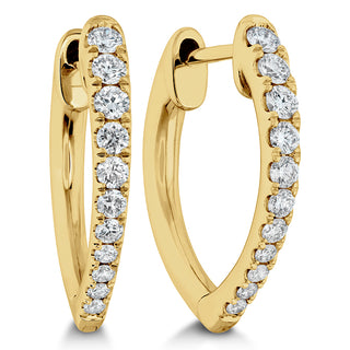 Imperial Diamond Huggies .30ctw approx. in 18K Yellow Gold - CHHO25516148Y72000 thumbnail