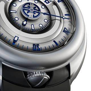 Gagà Laboratorio Aqualab Silver Grey and Blue 44.00 mm - AQ02-01 thumbnail