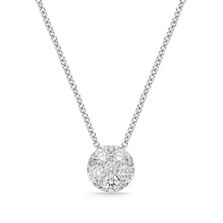 Memoire 18K White Gold HARMONY Small .45ctw Diamond PNT 18" G-H Color, SI Clarity - FCCU20118008W72000 thumbnail