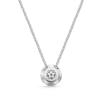 Memoire 18K White Gold HARMONY Small .45ctw Diamond PNT 18" G-H Color, SI Clarity - FCCU20118008W72000 thumbnail