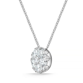 Memoire 18K White Gold HARMONY LARGE Diamond Pendant 18" 1.77ctw Diamond G-H Color, SI Clarity - FCCU20318008W72000 thumbnail