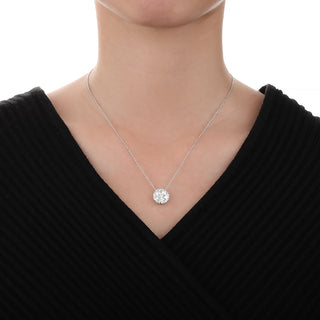Memoire 18K White Gold HARMONY LARGE Diamond Pendant 18" 1.77ctw Diamond G-H Color, SI Clarity - FCCU20318008W72000 thumbnail