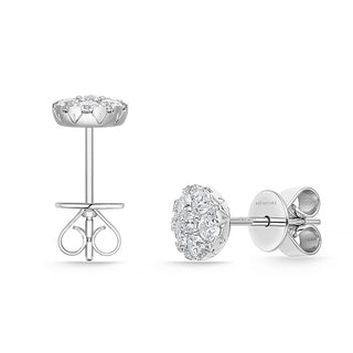 Memoire 18K White Gold HARMONY Small .56ctw Diamond G-H Color, SI Clarity - FECU20100008W72000 thumbnail