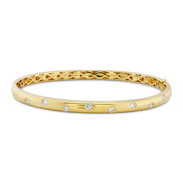 Gypsy Diamond Bangle .50ctw approx. (4.25mm) in 18K Yellow Gold - FGBZ10160508Y72000