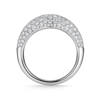 Memoire 18K White Gold PARAMOUNT 1.39ctw Diamond SIGNET Ring SZ6.5 - FRPV10765008W72000 thumbnail