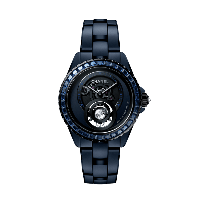 CHANEL J12 BLEU DIAMOND TOURBILLON WATCH H10334