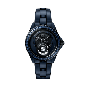 CHANEL J12 BLEU DIAMOND TOURBILLON WATCH H10334