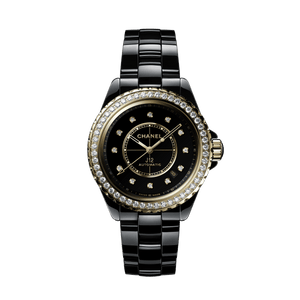 CHANEL J12 DIAMOND BEZEL WATCH CALIBER 12.1, 38 MM H9837