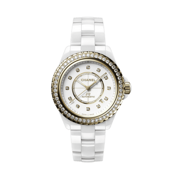 CHANEL J12 DIAMOND BEZEL WATCH CALIBER 12.1, 38 MM H9836