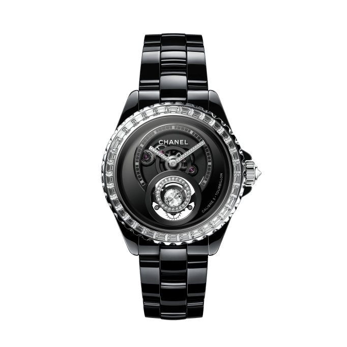CHANEL J12 Diamond Tourbillon Watch Caliber 5, 38 mm H7381