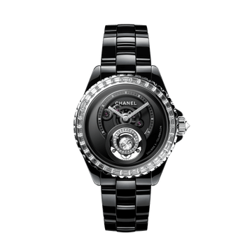 CHANEL J12 Diamond Tourbillon Watch Caliber 5, 38 mm H7381