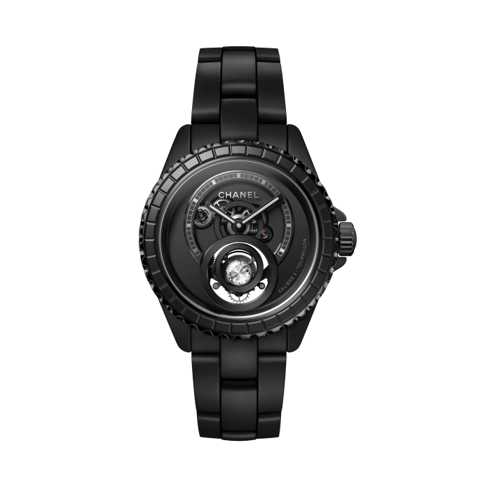 CHANEL J12 DIAMOND TOURBILLON WATCH CALIBER 5, 38 MM H9961