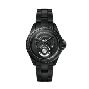 CHANEL J12 DIAMOND TOURBILLON WATCH CALIBER 5, 38 MM H9961