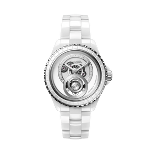 CHANEL J12 DIAMOND TOURBILLON WATCH CALIBER 5, 38 MM H9960