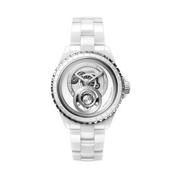 CHANEL J12 DIAMOND TOURBILLON WATCH CALIBER 5, 38 MM H9960