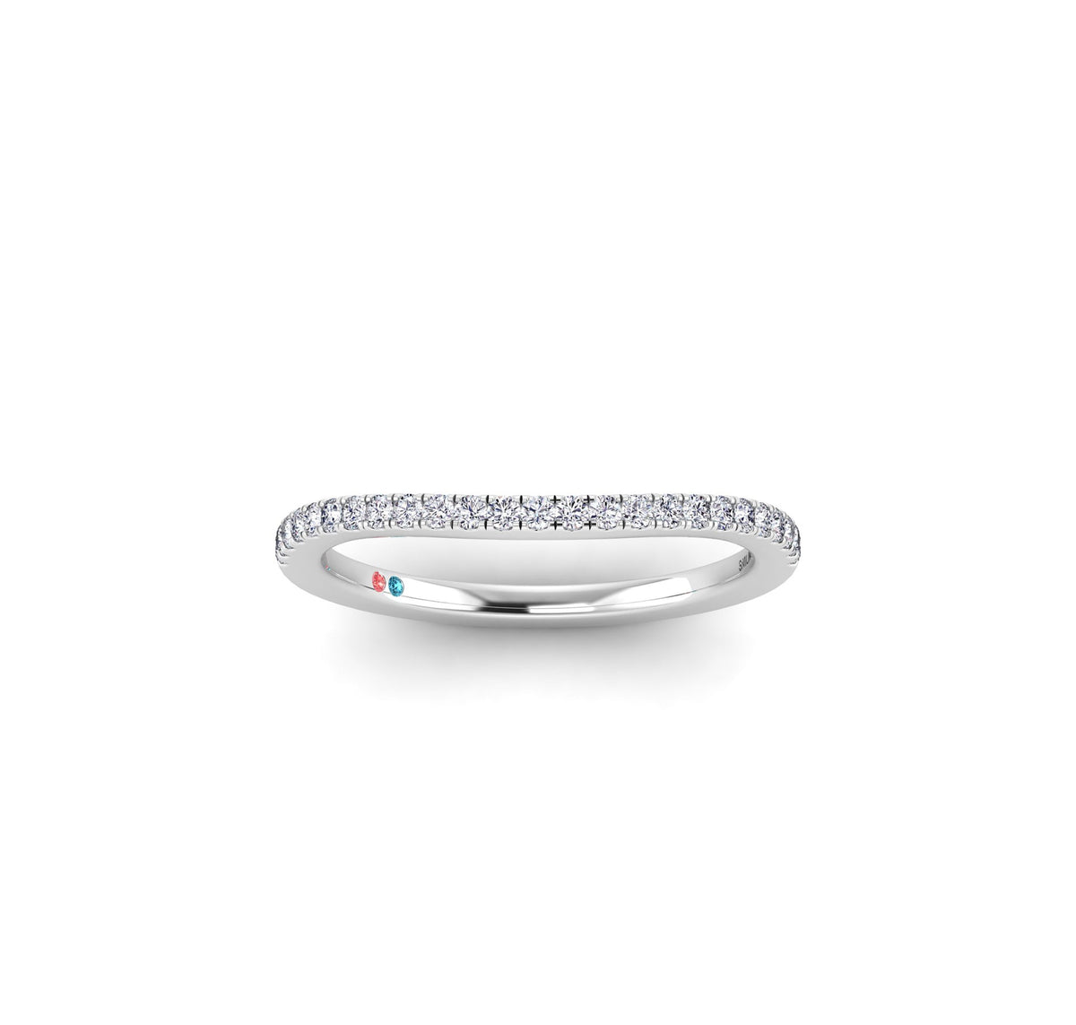 Lab Grown Diamond Wavy Wedding Band
