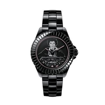 CHANEL MADEMOISELLE J12 BLUSH WATCH CALIBER 12.1, 38 MM H10313