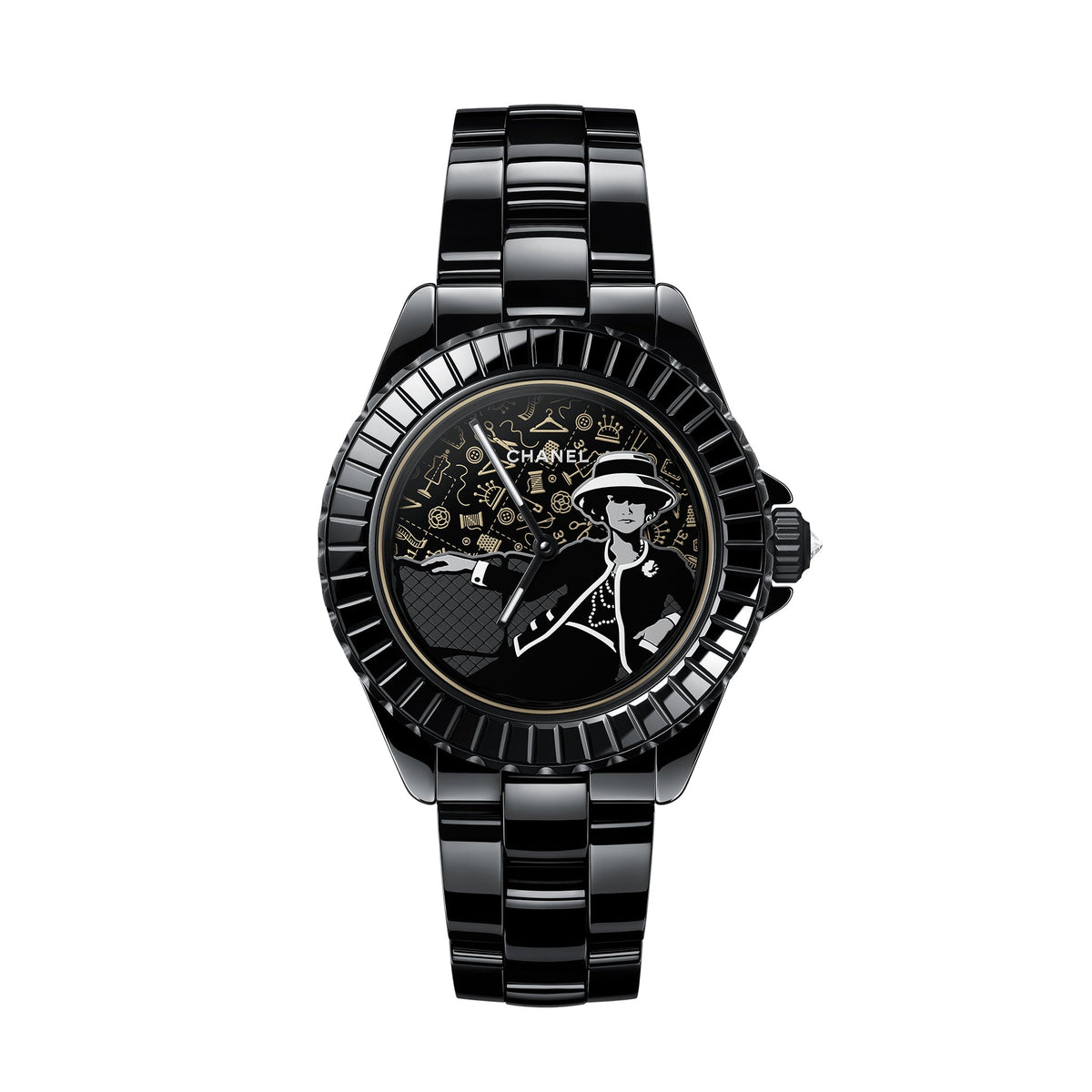 MADEMOISELLE J12 COUTURE WATCH, 38 MM