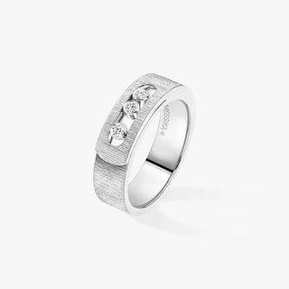 Move Noa Diamond Chiseled Ring White Gold thumbnail