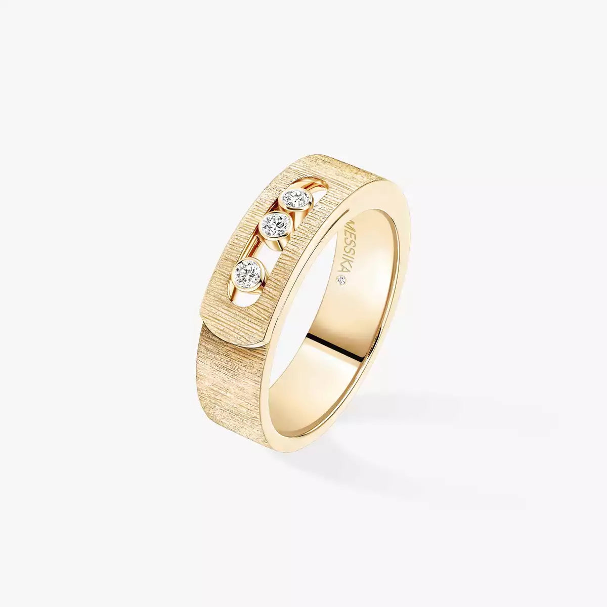 Move Noa Diamond Chiseled Ring Yellow Gold