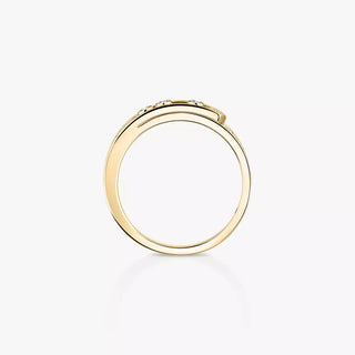 Move Noa Diamond Chiseled Ring Yellow Gold thumbnail