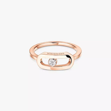 Move Uno Diamond Ring Pink Gold LM