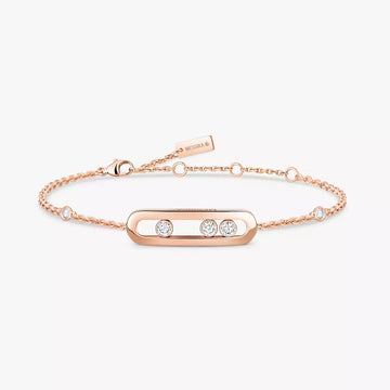 Rose Gold Diamond Bracelet Baby Move