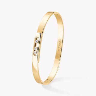 Yellow Gold Diamond Bangle Bracelet Move Noa thumbnail