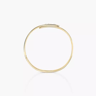 Yellow Gold Diamond Bangle Bracelet Move Noa thumbnail