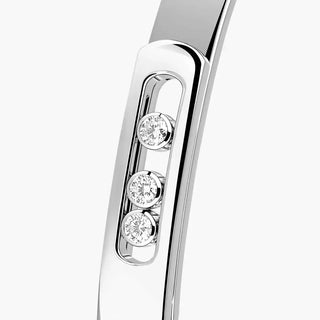 White Gold Diamond Bangle Bracelet Move Noa thumbnail